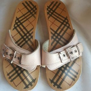 Burberry clog wooden sandals